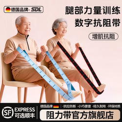 Resistance Bands for Middle-Aged and Elderly People, Specifically for Muscle Building, Gluteus Maximus Training, Leg Muscle Training, Elastic Band Rehabilitation