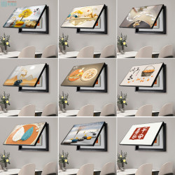 Decorative Painting for Electric Meter Box, No-Drill Wall Art for Restaurant, Wall Beautification Magic Tool, Living Room Main Switch Power Supply Cover Hanging Painting