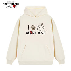 Charles Heart American Cute Pet Print Sweatshirt