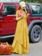 Yang Liping Tripted Yunshang Design the same national style retro embroidery female autumn dress long -sleeved chiffon long skirt
