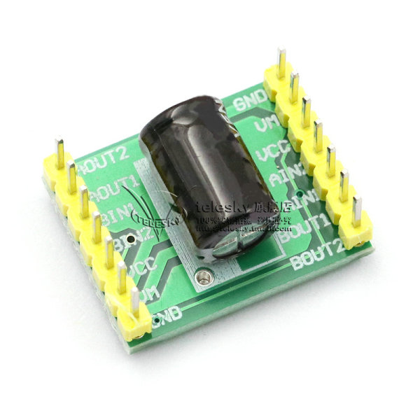 A4950 Dual-Channel Motor Driver Module - Exceeds TB6612 DC Brushed ...