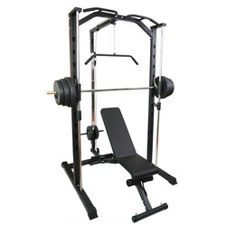 Smith Machine Safety Track Squat Rack Frame-Style Weight Bench Bench Press Bench Barbell Set Fitness Equipment Gantry Rack