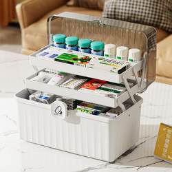 Medical Box, Multi-Layer, Large-Capacity, Epidemic Prevention Medicine Box, Outdoor First Aid Box, Medical Storage Box, Plastic Storage Box, 100%
