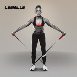 Lesmills Smartband Elastic Rope Fitness Band for Women and Men, Resistance Band for Waist Shaping, Abdominal Shaping, Hip Shaping, Core Training