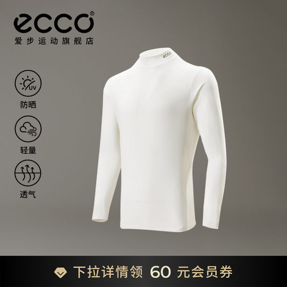 
ECCO Aibu golf long-sleeved T-shirt spring sun protection lightweight slim fit men and women EG251T013