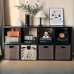 Medieval-Style Steel Lattice Cabinet, Freely Combinable Children's Bookshelf, Kalike Floor-Standing Storage Shelf, Wrought Iron Storage Rack