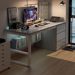 Computer Desk Desktop Adult Gaming Table Bedroom Home Work Desk Table and Chair Set Study Desk Office Desk