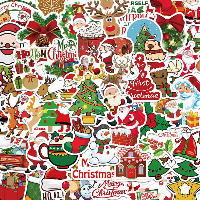 Christmas Computer Email Sticker 50 Christmas stickers for mobile phone cases, computer ipad stickers ...