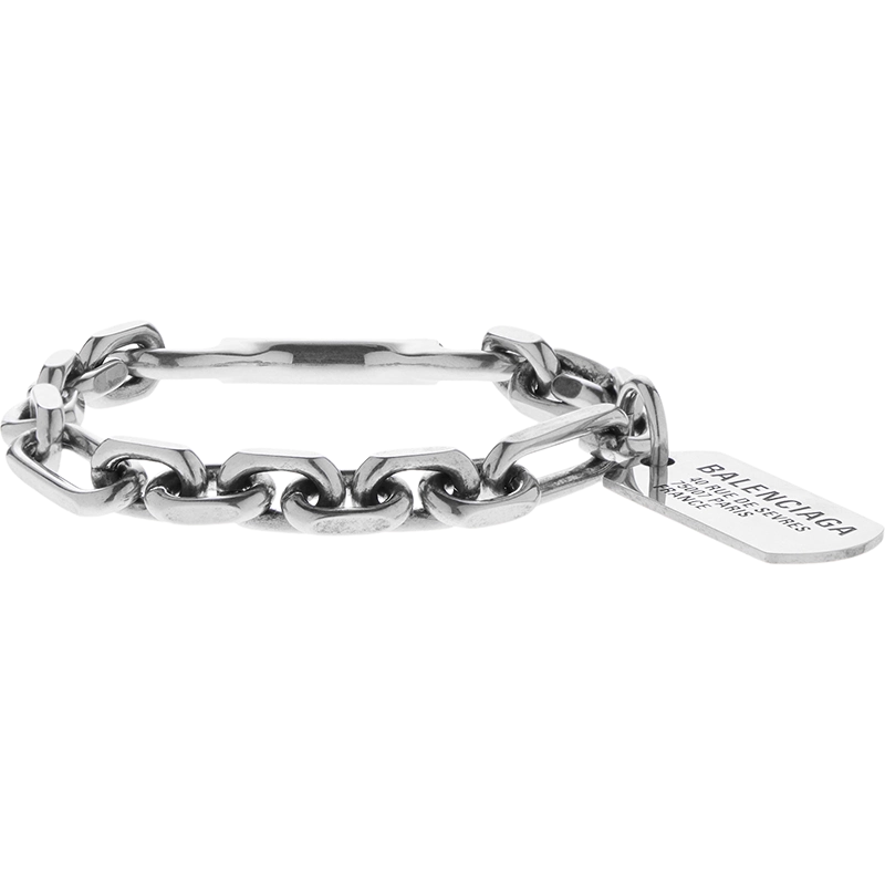 Balenciaga TAGS扣环手链古银款3000元以上高级饰品