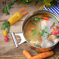 Zhenghui Silicone Screaming Chicken Seasoning Bag Cooking Packet Spice Box Seasoning Container Soup Cooking Seasoning Filter