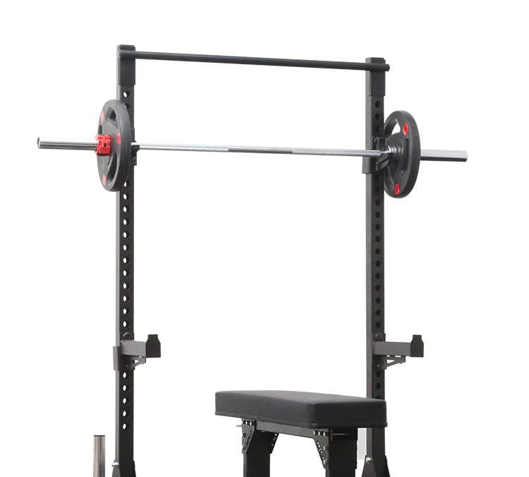 プルアップバー スクワットラック 調節可能 頑丈 スクワットラック