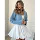 French chiffon pleated commuter style skirt 2025 European and American summer fashion new versatile miniskirt for women customization
