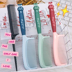 Cute Rabbit Emoji Hairbrush That Doesn'T Pull Hair, Suitable for Students, Durable, Portable, Long Hair Dormitory Comb, Easy to Care for