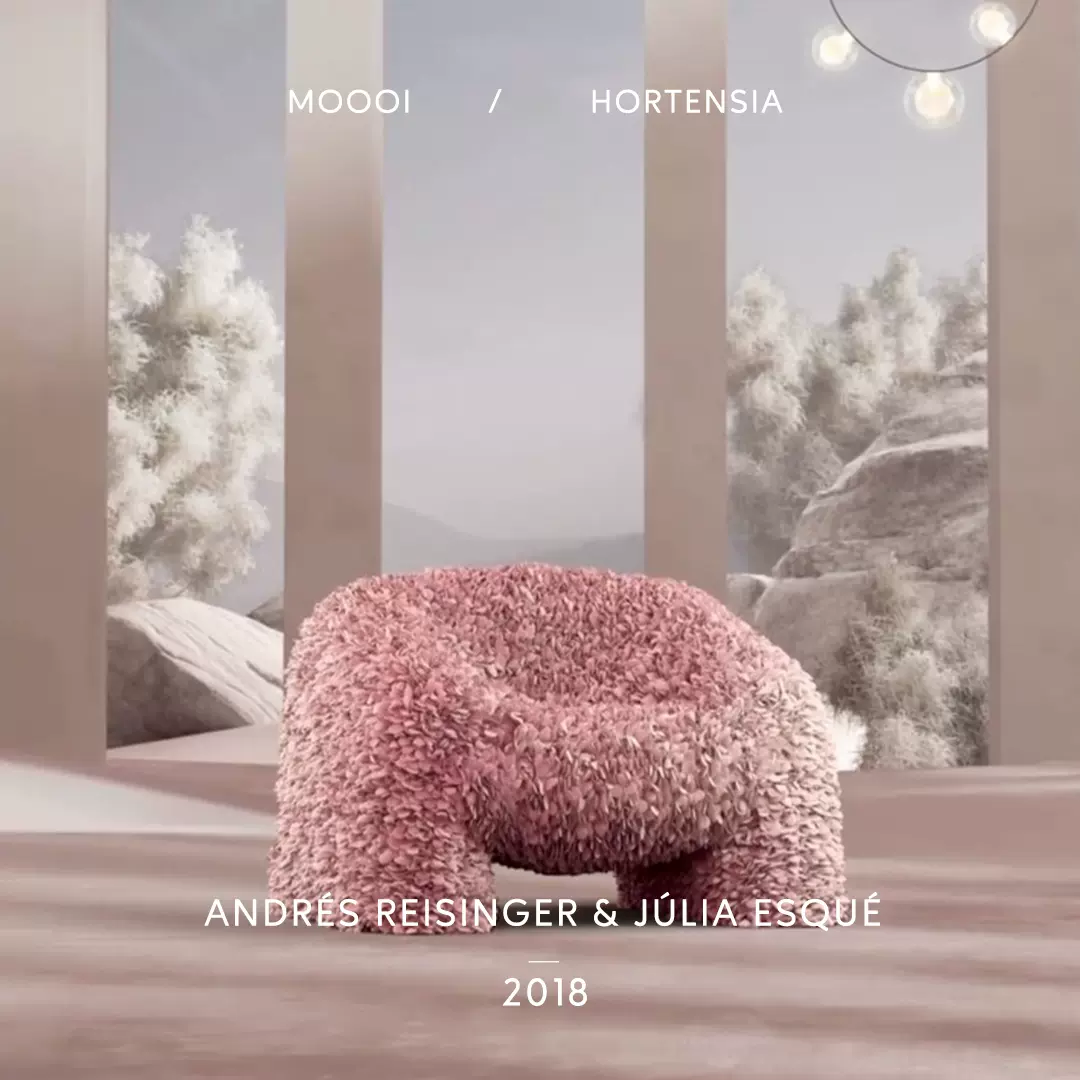 荷兰Moooi Hortensia Armchair花瓣椅创意设计装置沙发扶手椅艺术