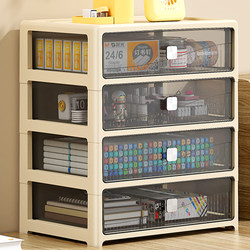 Drawer-Type Desktop Storage Box for Miscellaneous Items, Cosmetics, Transparent, High-End, Dust-Proof, Large-Capacity Jewelry Organizer Box