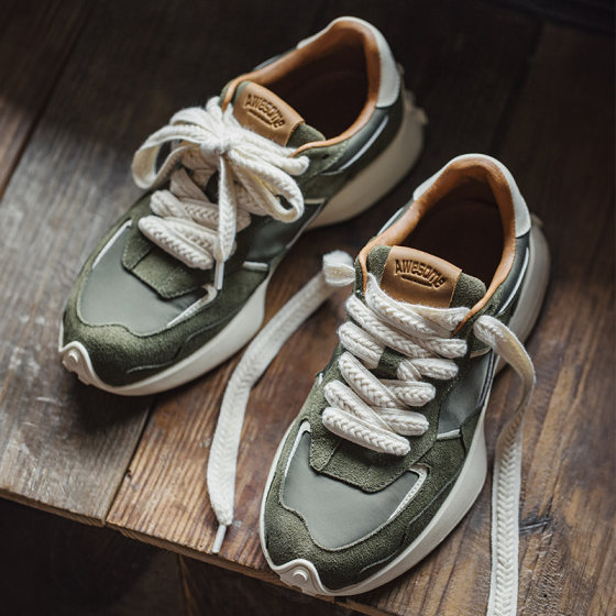 
Madden workwear retro dad shoes sports jogging shoes trendy brand 2024 new high-end versatile casual shoes for men spring