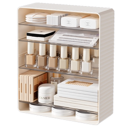 Bathroom mirror cabinet storage box partition adjustable partition