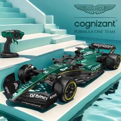 Aston Martin Amr24 Officially Licensed F1 Formula Racing Car 1:14 Remote Control Car Boy's Children's Day Gift
