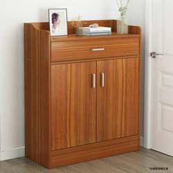 Shoe Cabinet for Home Entrance, Economical Storage for Hallway, Dormitory, Solid Wood Color, Simple Dust-Proof Entryway Shoe Rack