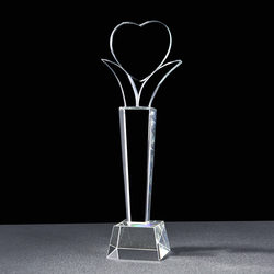 Crystal Trophy, Care and Compassion Competition Souvenir, Handicraft Production, Annual Meeting, Quarterly Corporate Outstanding Employee Commemoration