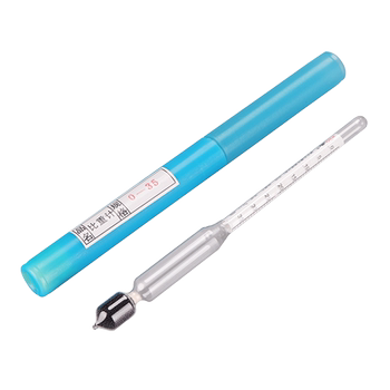 Liquid density meter hydrometer concentration package inspection