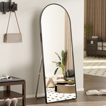 Full body floor mirror home use ins style girls bedroom