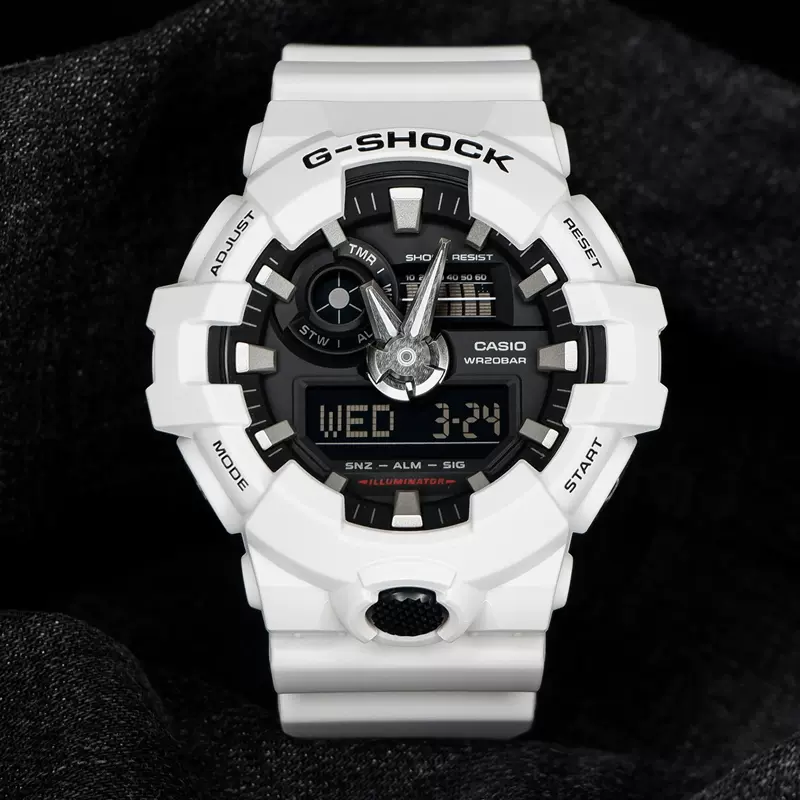 CASIO手錶男G-SHOCK星際大戰白色石英錶GA-110RG/400/700-7A-Taobao