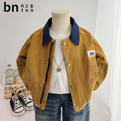 Children's Spring Clothing Korean Style Jacket for Boys, Cool and Stylish Clothes for Boys, Baby Boys 2026 New Casual Spring and Autumn Tops Trendy