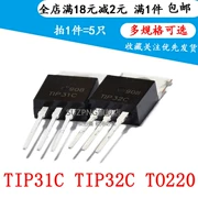 TIP31C TIP32C 3A100V 40W TIP31 TIP32 Bóng bán dẫn Darlington TO220 (5 cái)