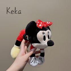 Korean Style Exaggerated Cartoon Minnie Large Hair Clip for Women, Plush Doll Fabric Shark Clip, 2025 New Hair Accessory