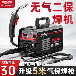 Delixi Gasless Mig Welding Machine 220V Household Stainless Steel Argon Arc Welding Machine Small Dual-Purpose Integrated Machine