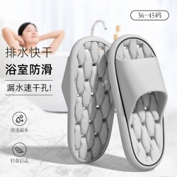 Bathroom Shower Non-Slip Slippers for Women, Summer Indoor Home Anti-Odor Eva Quick-Drying Slippers for Men