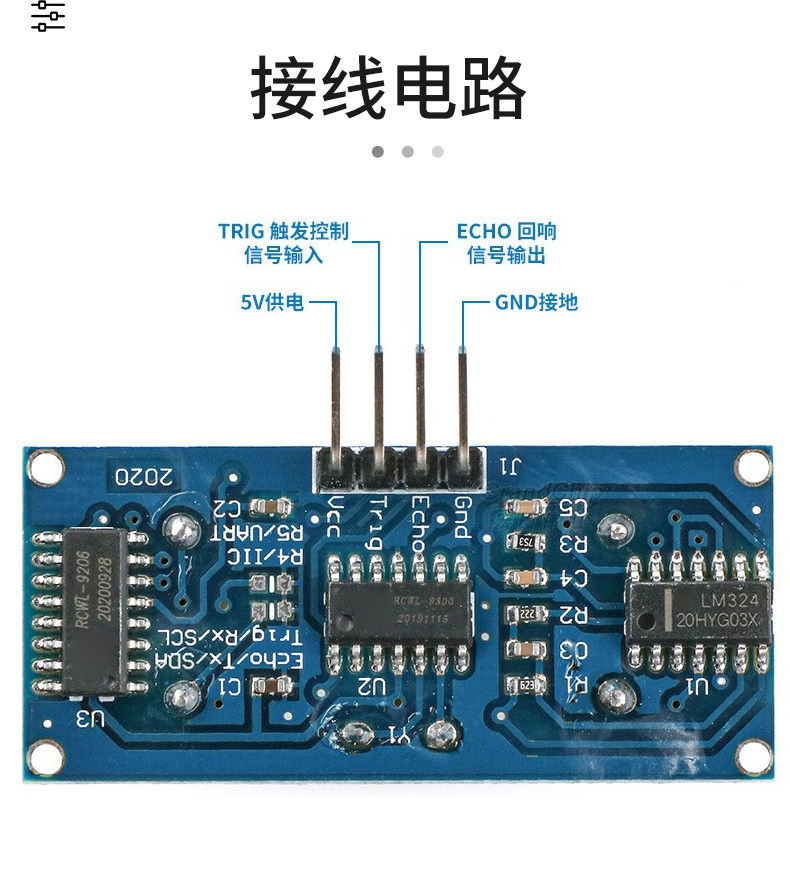 Supporto Per Sensore Ultrasuoni HC-SR04 - 5 Pezzi - Foto 2