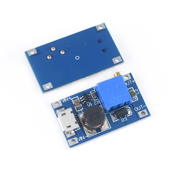 Boost Module Hall Device Boost Module With Micro USB Charging Port - Adjustable Voltage Power ...