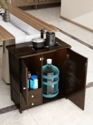 Di động tủ bàn trà bàn cà phê ấm đun nước tích hợp bàn trà trà lưu trữ giá trà phòng trà xe đẩy