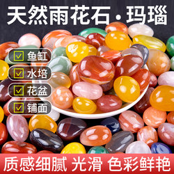 Rain Flower Stones, Colorful Natural Stones, Pebbles for Aquarium Landscaping, Colorful Small Stones for Flower Pots, Decorative Stones for Hydroponics