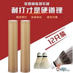 Badminton 12-Pack Clearance Sale, 6-Pack Durable Badminton Shuttlecocks, White and Black, for Outdoor Learning and Training