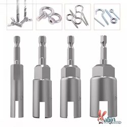 Butterfly Nut Socket U-Shaped Open Hexagonal Slotted Socket Screwdriver Bit for Electric Screwdrivers
