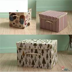 Small Oxford Fabric Storage Box, Foldable Canvas Underwear Box, Non-Woven Fabric Clothing Storage and Organization Box