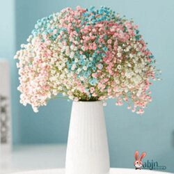 Dried Baby's Breath Bouquet Tv Table Decoration Home Decor Fresh Style Living Room Office Decoration Ornament