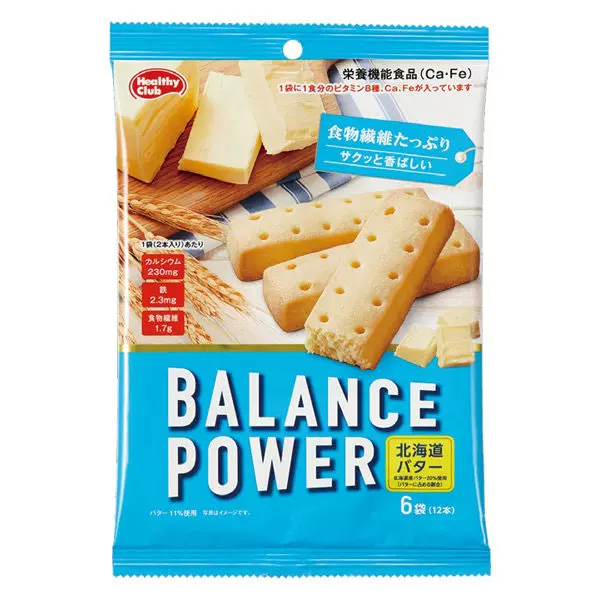 日本進口濱田BALANCE POWER奶油平衡力量多口味營養代餐餅乾-Taobao