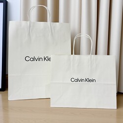 【Authentic and Genuine】New Ck Paper Bags Large, Medium, and Small Gift Bags Valentine's Day Gift Packaging Bags in Stock