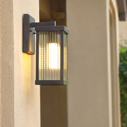 Outdoor Wall Lamp, Waterproof Balcony Lamp, European Style Simple Garden Lamp, Outdoor Door Corridor Lamp, Solar Exterior Wall Lamp