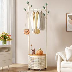 Clothes Rack for Home Use, Floor-Standing Clothes Hanger That Doesn'T Take up Space, Temporary Clothes Rack for Bedroom, Simple Storage Rack