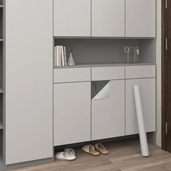Skin-Friendly Cabinet Stickers, Self-Adhesive, Waterproof, Mildew-Proof, Moisture-Proof Wallpaper, Shoe Cabinet Decoration, Color-Changing Film, Furniture Renovation Stickers