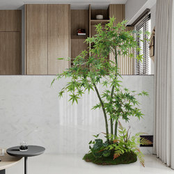 High-Quality Artificial Green Plants for Living Room, Fake Tree Plants, Potted Plants for Indoor Decoration, Artificial Flowers for Landscaping, Floor-Standing Bonsai, Fake Flowers