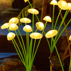 Solar Garden Light Outdoor Waterproof Mushroom Landscape Dandelion Decorative Light Garden Atmosphere Light Lawn Ground Light