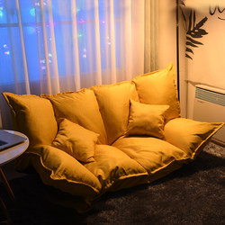 Lazy Sofa Tatami Double Small Apartment Foldable Sofa Trendy Single Simple Sofa Bed Dual-Use