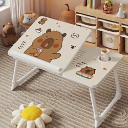 Bedside Computer Desk, Adjustable Folding Table, Small Table for Bedroom, Dormitory Writing Desk, Bay Window Desk, Lazy Desk