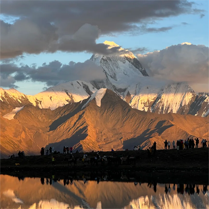 川西旅游4天3晚冷噶措/月亮湖/双桥沟/鱼子西2-8人纯玩小团跟团游